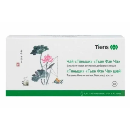 "Tiens Arıqlama Çayı – təbii bitki ekstraktları ilə, piylənməyə qarşı və detoks üçün bioloji aktiv çay, 40 paket"
