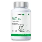 « Capsules Tiens Spirulina – soutien immunitaire et complément nutritionnel à base d'algues spiruline de haute qualité, 100 capsules »
