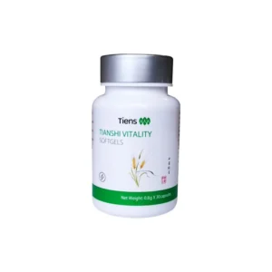 "Tiens Vitality Softgels – buğda cücərtisi yağı, vitamin E, leçitin və omega-3 ilə zəngin enerji və dəri dəstəyi kapsulları, 30 ədəd"