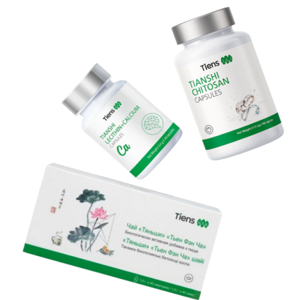 Tiens Qaraciyər Bərpa Paketi – Antilipid çay, Chitosan və Lecithin ilə qaraciyərin təmizlənməsi və yağlanmanın azaldılması