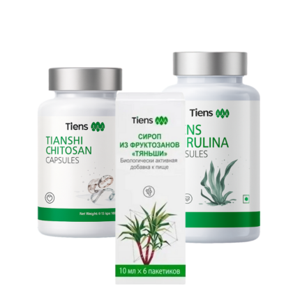 Programme Tiens Détox et Régénération Digestive – Nettoyage intestinal et récupération du système digestif avec du chitosane, des FOS et de la spiruline